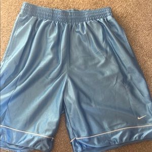 Men’s Nike baby blue basketball shorts